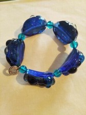 Antica Murrina Venezia Bracciale Donna Blu Come Nuovo
