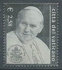 2003 VATICAN SILVER STAMP JOHN