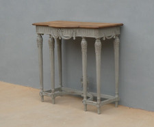 Console mobile da ingresso st.Luigi XVI laccata Shabby Chic ,L 99,5 cm!