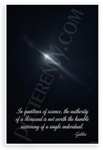Poster galileo autorità - poster,