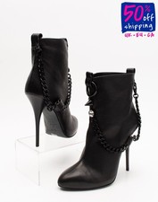 Stivaletti in pelle GIUSEPPE ZANOTTI RRP€890 US6,5 UK3,5 EU36,5 Made in Italy