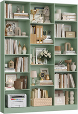 188Cm Di Altezza Libreria Scaffale, Libreria Da Parete a 17 Scomparti Aperti, Sc