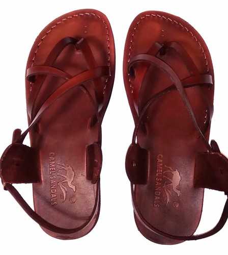 Sandali pelle marrone - sandali,