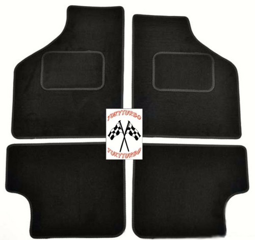 Set tappetini interni neri