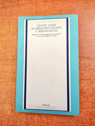 Nuove linee biblioteconomia - linee, di