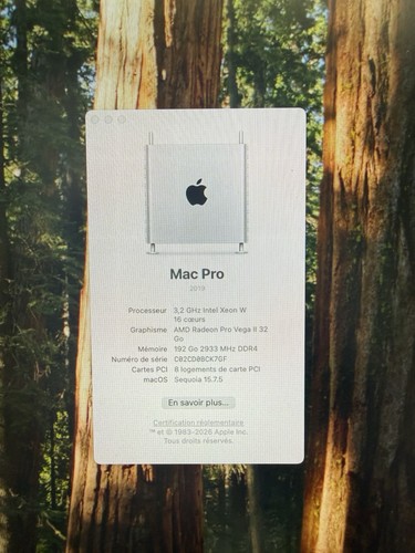 Mac pro 2019 core - 2019, (7,1)
