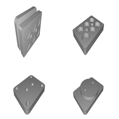 Kit piastra adattatore - kit, per