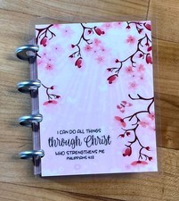 Set di copertine "Tutte le cose attraverso Cristo" da utilizzare con note MICRO Happy Planner~