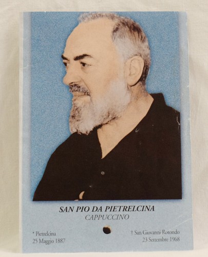 Relic holy card santino - relic,
