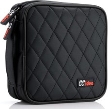 Portable CD DVD storage case