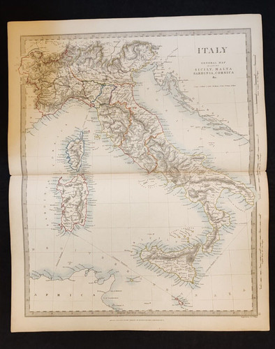 Italia antica carta geografica - carta,