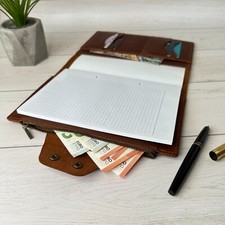 Leather book cover - book, a5