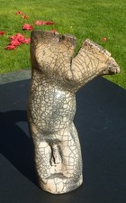 vase en RAKU homme nu