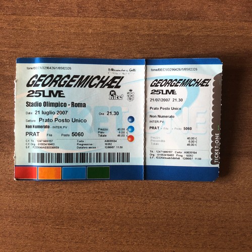 Biglietto concerto george - biglietto,