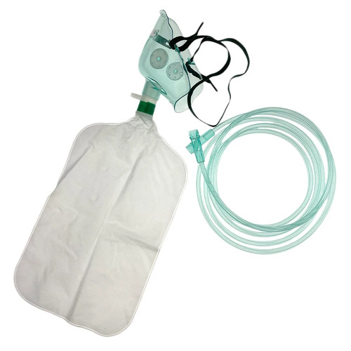 5pz maschera ossigeno adulto - maschera,