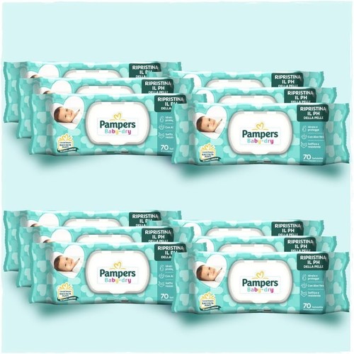 Pampers baby dry salviettine - pampers,