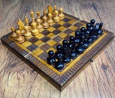 Scacchi in legno da viaggio