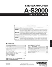 Manuale Di Servizio Per Yamaha