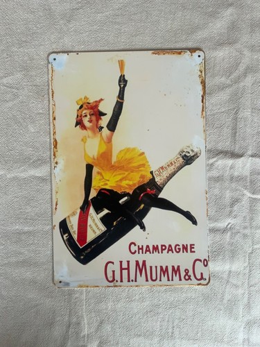 Insegna champagne mumm - champagne, g.h.mumm