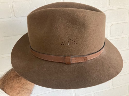 Cappello fedora marrone - cappello,