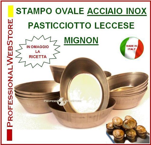 Stampi acciaio pasticciotto - stampi,