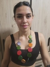 Collana legno regolabile - 1,