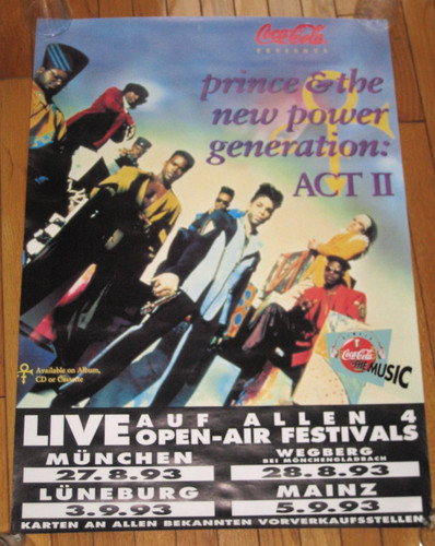 Prince concert tour - , poster