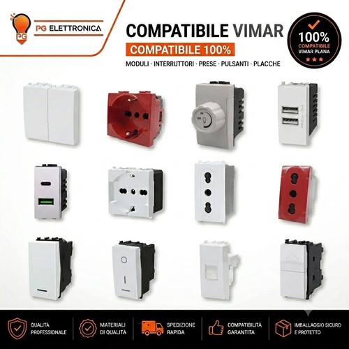Serie vimar plana compatibile - vimar,