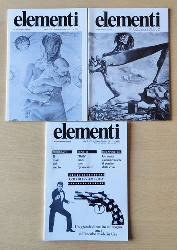 Elementi per una - una, rinascita