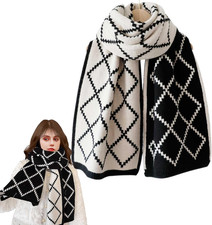 Sciarpa Lavorate a Maglia Invernale,Uomo Donna Sciarpone Cashmere Inverno,Stola 