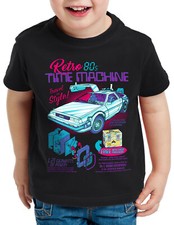 T-shirt Delorean macchina del