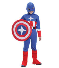 Capitan America Costume Carnevale - Boy Dress up Captain America Costume B-0061