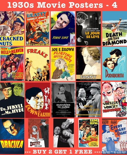 Poster film vintage - , retrò