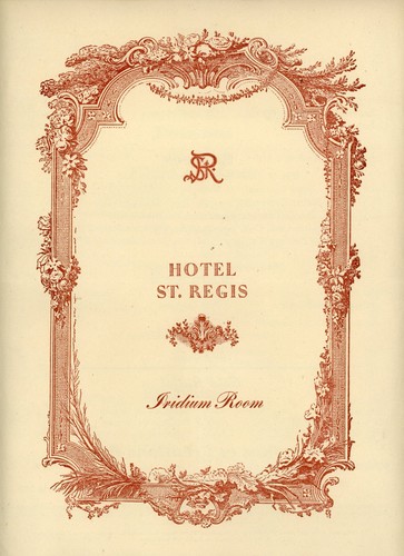 Menù cena sala - iridio, hotel