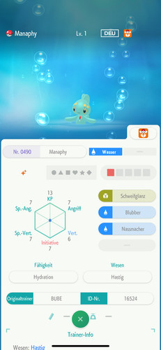 Pokémon manaphy evento - 🐑pokémon,