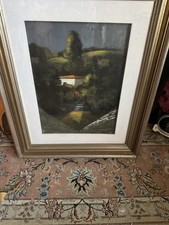 Ottone Rosai Senza Autentica Olio Su  Tela 