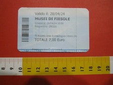 TK USED TICKETS BIGLIETTO