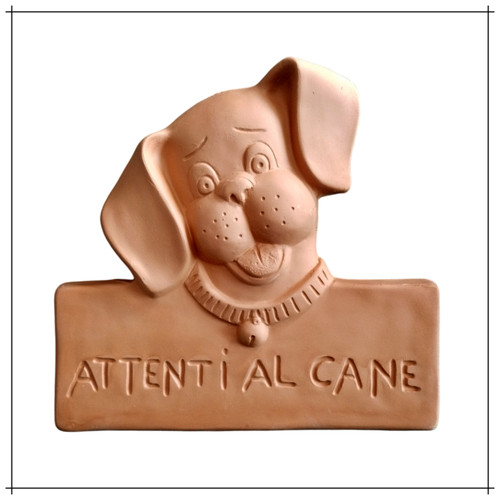 Targa terracotta parete - in,