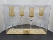 Pier 1 Bicchieri Cordiali a Forma di Flauto Tulipano Grand Marnier Dolce Liquore Dessert NUOVO