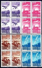 Romania 1948 Storia Aviazione Aereo Aliante Vlaicu Biplano Trattore Agricoltura MNH