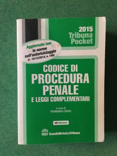 Codice procedura penale - procedura,