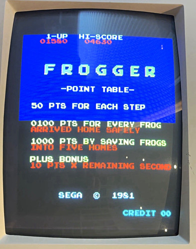 Pcb sega gremlin frogger - sega/gremlin,