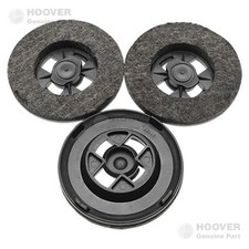 SERIE 3 SPAZZOLE FELTRO LUCIDATRICE HOOVER ELECTROLUX SENZA GANCI D'ATTACCO
