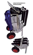 Carrello per trote con ruote e