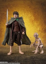 FRODO BAGGINS & GOLLUM SH S.H. FIGUARTS NUOVA 12 CM IL SIGNORE DEGLI ANELLI