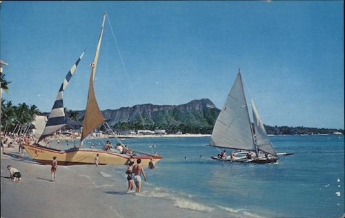 Waikiki hawaii catamarani - waikiki,, hi