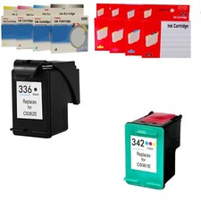 HP 336 + 342 CARTUCCIA COMPATIBILE NO ORIGINALE BK COL KIT 2 3 PEZZI
