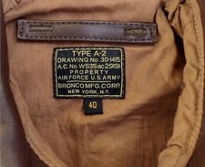 WWII Bronco Mfg Co A-2 29191