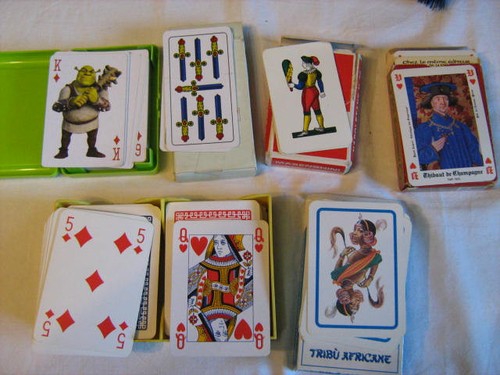 Lotto mazzi carte gioco - da,