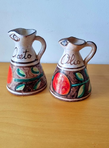 Set olio aceto vintage - e,